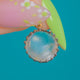 9ct Gold & Silver Moonstone Cabochon Charm