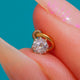 Antique 15ct Gold & Platinum Old Mine-Cut Diamond Charm