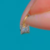 18ct Gold Antique Old Mine Cut Diamond Charm