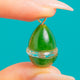 Fine Art Deco Jade & Rock Crystal Egg Charm