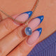 Antique Silver Ceylon Moonstone Charm, 0.85ct