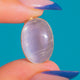Blue-background oval Moonstone front (A0059)