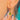 Peridot drop earring worn, close-up of green stone