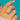 Victorian five-Pearl ring, close-up worn on the hand for scale