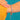 Bamboo bangle on the wrist, close view