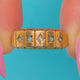 Victorian 15ct Gold Rose-Cut Diamond Gypsy Ring