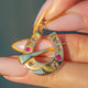 Victorian 18ct Gold Ruby & Diamond Horseshoe Pendant