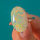 18ct Gold White Gold Opal Ring 3.80ct