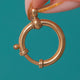 Large Gold Victorian Bolt-Ring - 20mm Diameter