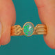 Vintage 9ct Gold Opal Solitaire Ring c.1994