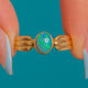 Vintage 9ct Gold Opal Solitaire Ring, 0.50ct