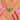 Turquoise butterfly necklace worn at the neckline