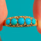 Antique 15ct Gold Turquoise Ring with Fancy Shoulders