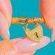 Art Deco 9ct Gold Padlock Ring c.1932
