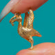 Vintage c.1985 9ct Gold Liver Bird Talisman Charm