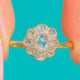 Antique 18ct Gold Rose-Cut Diamond Cluster Ring, 0.45ct