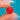 Mid-Century Vintage Silver Red Morano Glass Charm