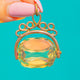 Edwardian 9ct Gold Citrine Spinner Fob c.1905