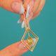 Striking Art Deco 9ct Gold Peridot Pendant