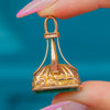 Solid 9ct Gold Bloodstone Fob- Hallmarked 1920