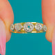 18ct Gold Five-Stone Ring Diamond, 1.05ct