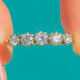 Antique 18ct Gold Five Stone Diamond Ring, 0.55ct