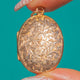 Antique Edwardian SOLID 9ct Gold Engraved Oval Locket c.1901