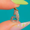 Art Nouveau 18ct Gold & Silver Diamond Charm